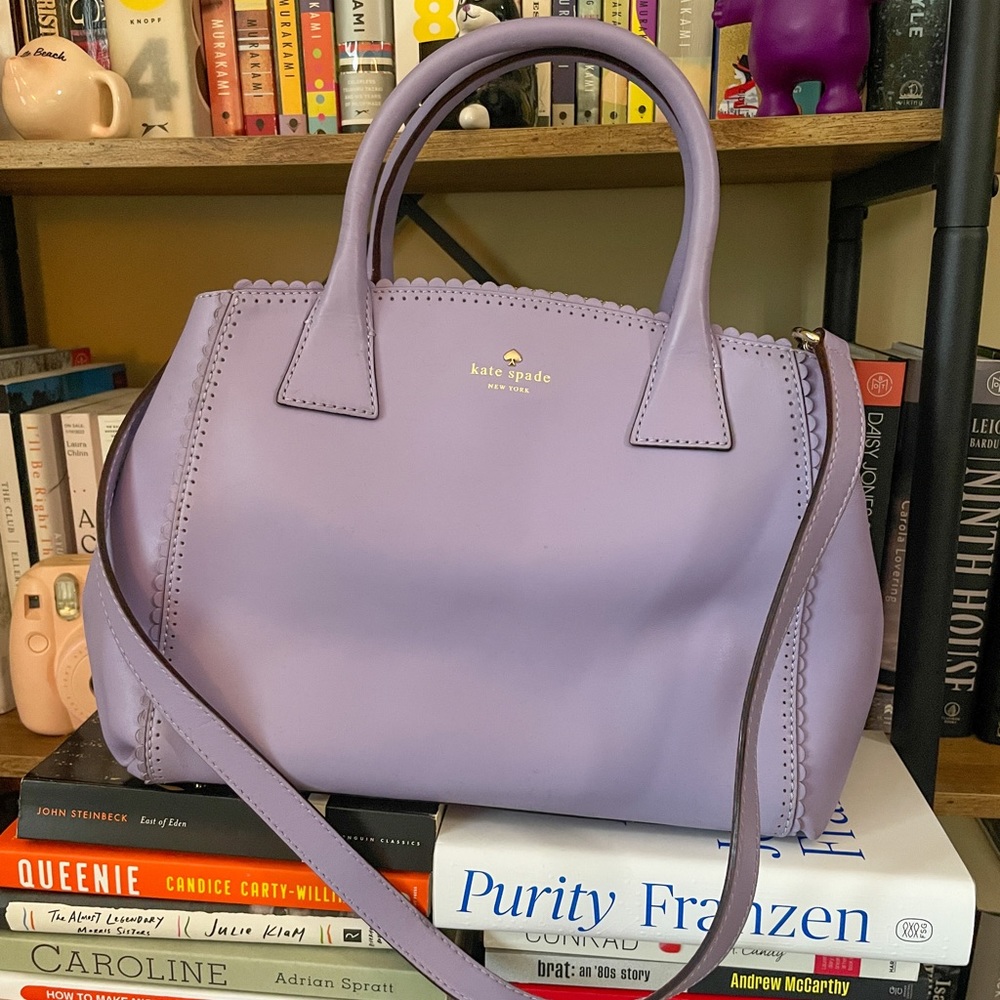 RARE Kate Spade Sloan Palm Springs Lilac Satchel Crossbody Handbag